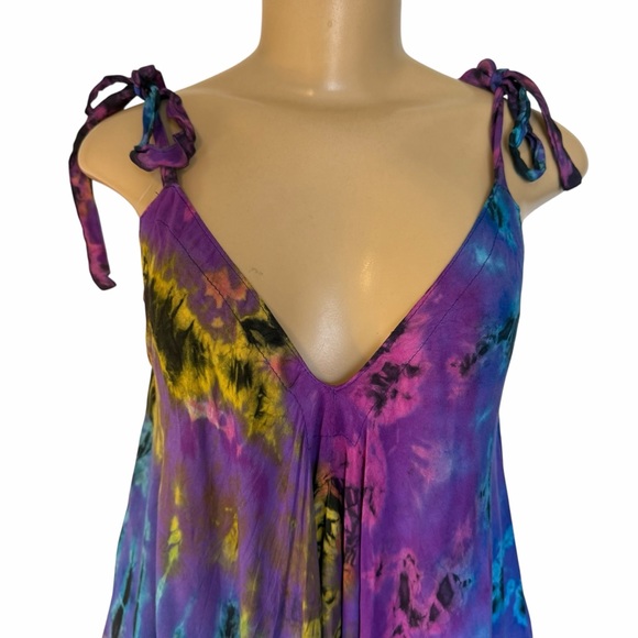 Kathmandu Imports Tie Dye Harem Jumpsuit One Size NWT - Picture 3 of 6